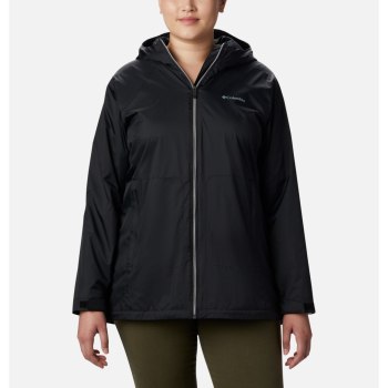 Columbia Ženske Jakne - Switchback Lined Long Plus Size Crne | GXHJ-82304